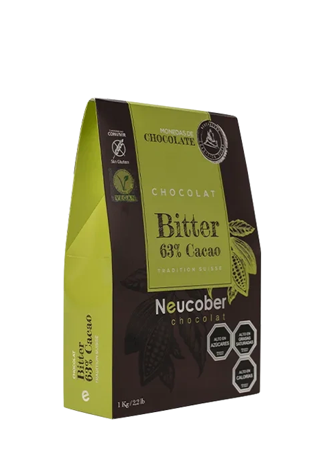 Chocolate Fino Bitter 63% Cacao de 1 kg