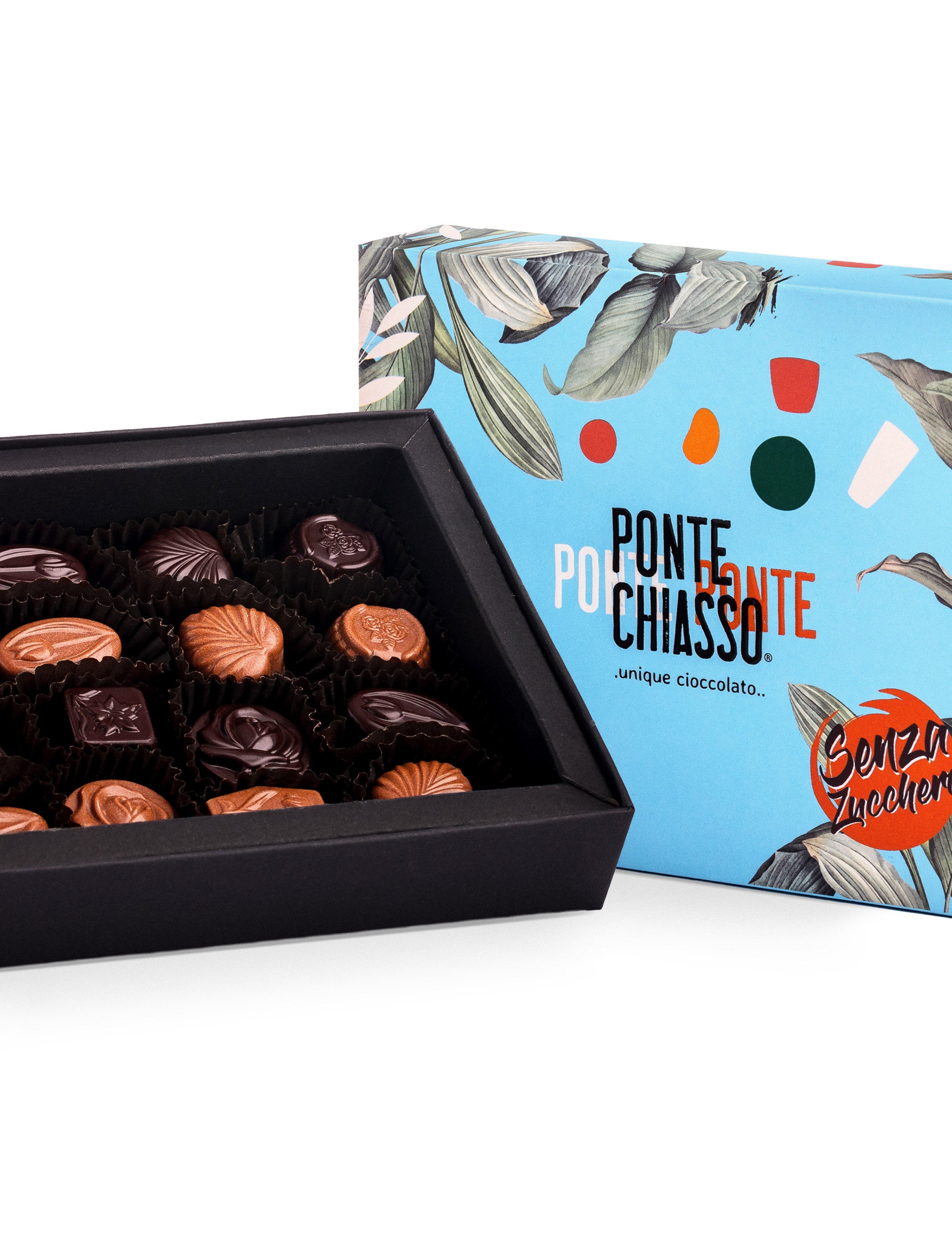 Caja de Bombones Macizos Sin Azúcar de 120 g