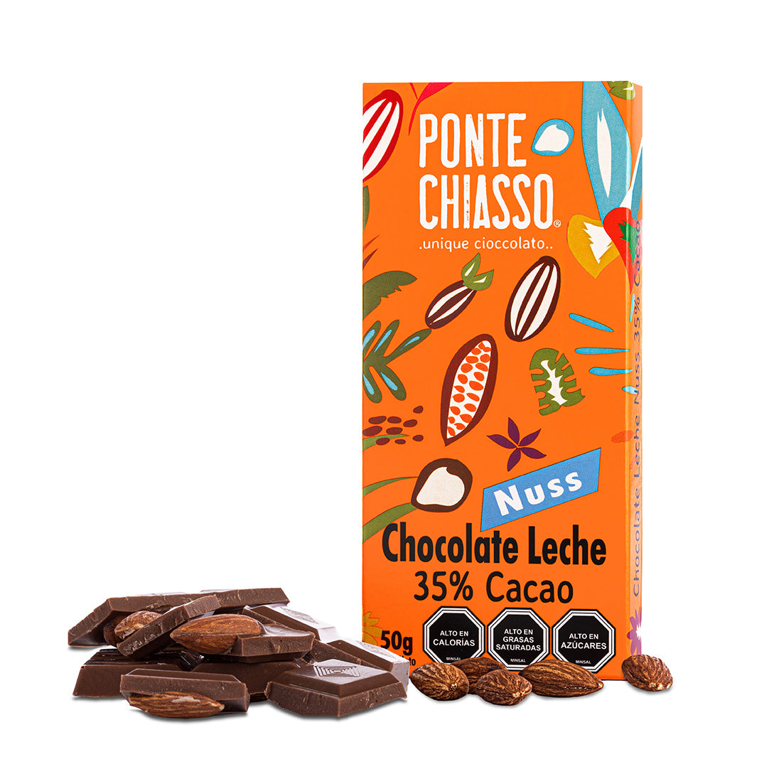 Barra Chocolate Nuss Leche 35% de 50 g